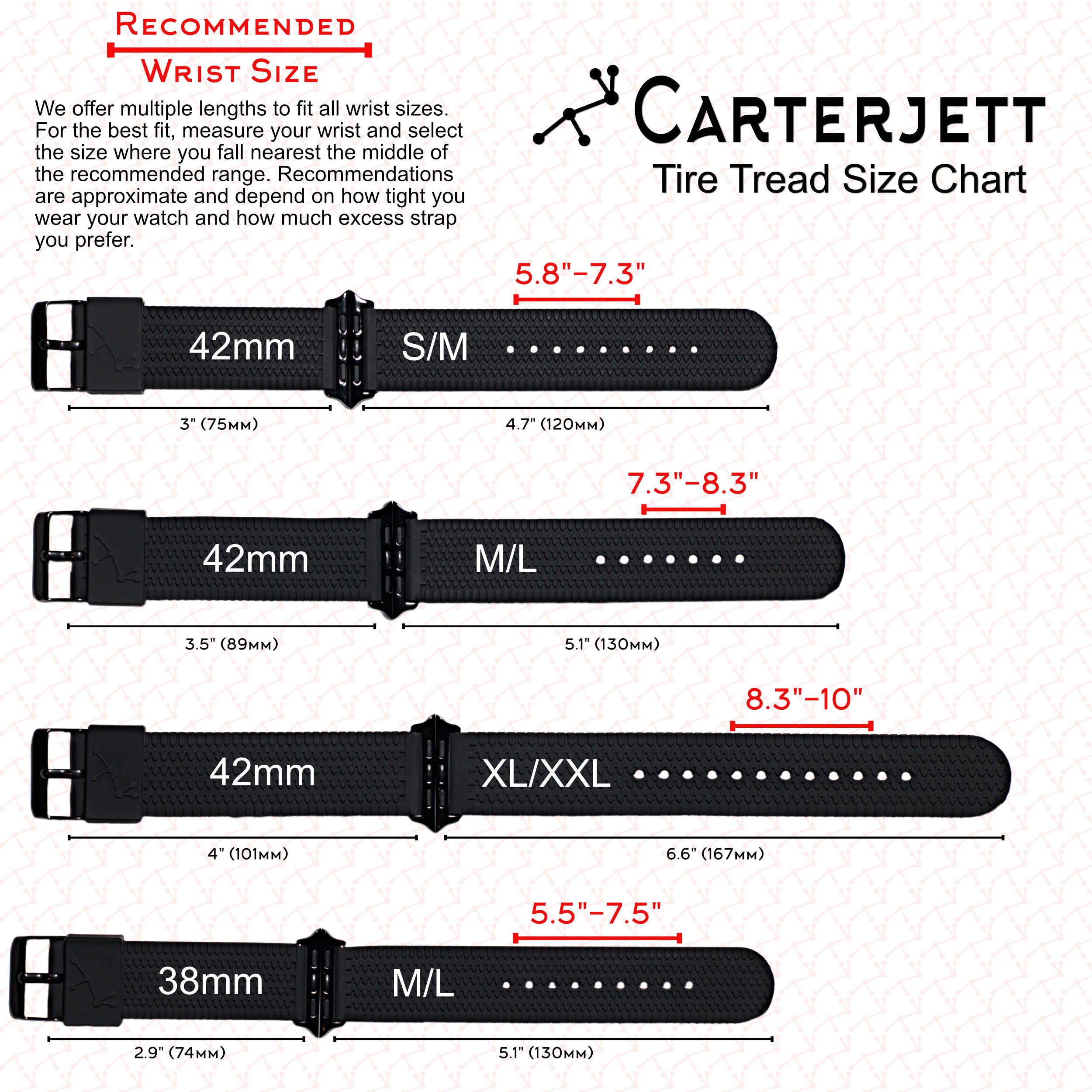Apple watch xl band size deals